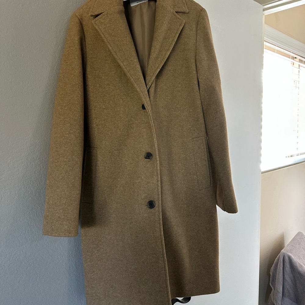 Classic Tan Wool Coat